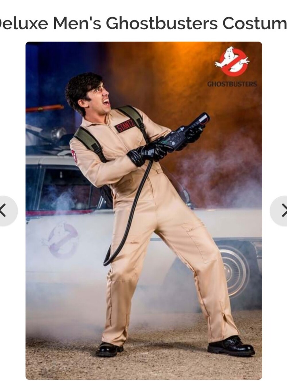 Men's Ghostbusters Jumpsuit: NWT
